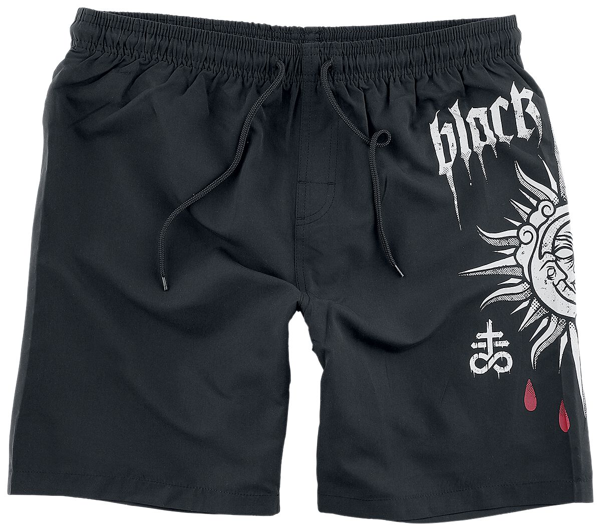 Black Blood by Gothicana Badeshorts mit Sonne und Mond Print Badeshort schwarz – 60.02% Rabatt Black Blood by Gothicana Badeshorts mit Sonne und Mond Print Badeshort schwarz – 60.02% Rabatt