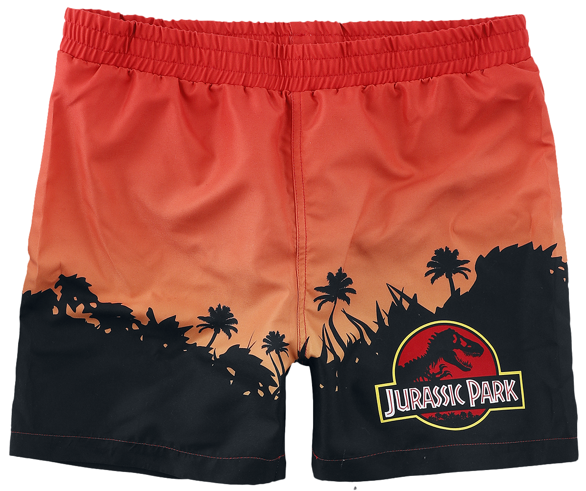 Jurassic Park - Kids - Jurassic Park Logo und Skyline - Badeshort - multicolor - EMP Exklusiv!