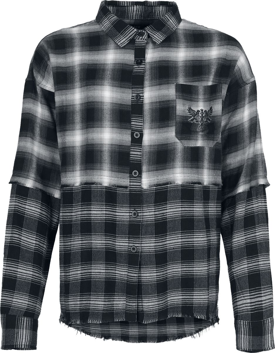 Chemise en flanelle  de Black Premium by EMP - Pagan Roots - S à XXL - pour Femme - noir