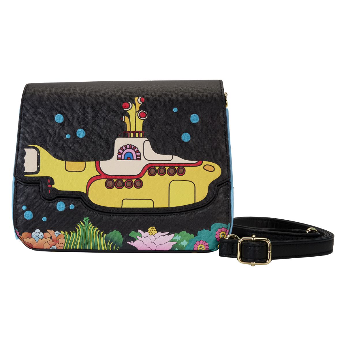 Image of Borsa a tracolla di The Beatles - Loungefly - Yellow Submarine - Donna - multicolore