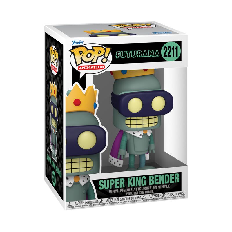 Levně Futurama Vinylová figurka č.2211 Super King Bender Sberatelská postava standard