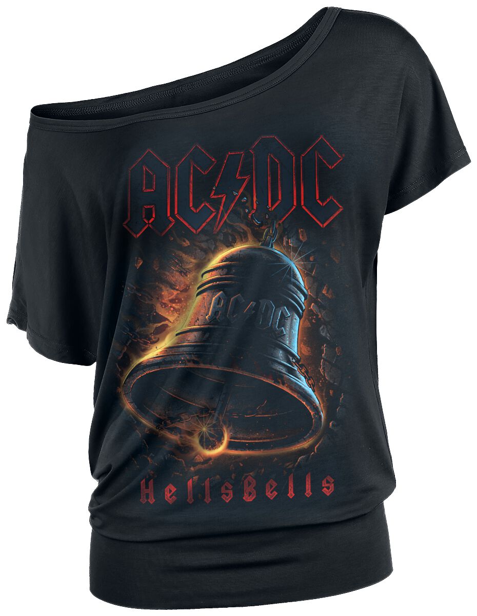 Image of T-Shirt di AC/DC - Hells Bells - S a 5XL - Donna - nero
