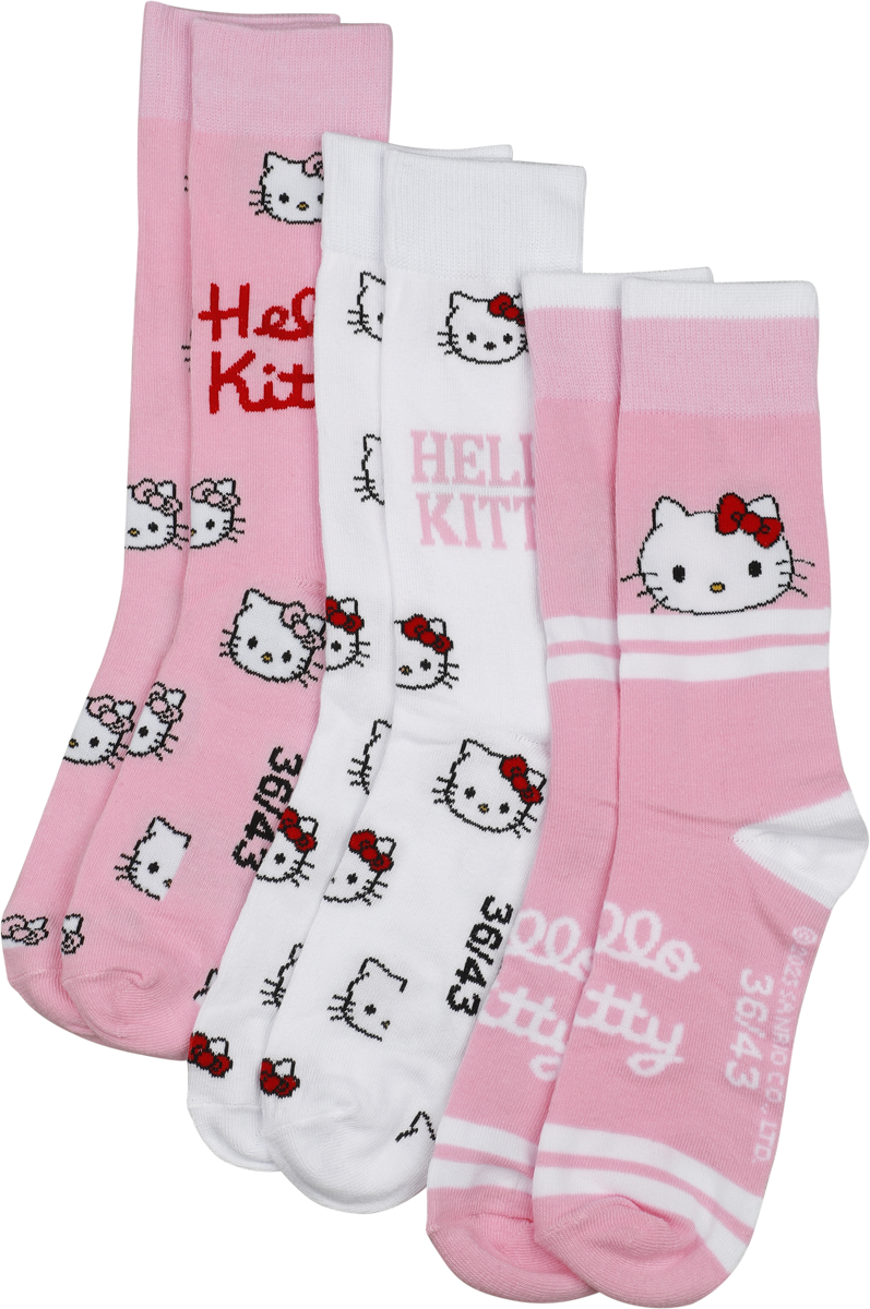 Hello Kitty Anime Socks - Hello Kitty - for Women - multicolour