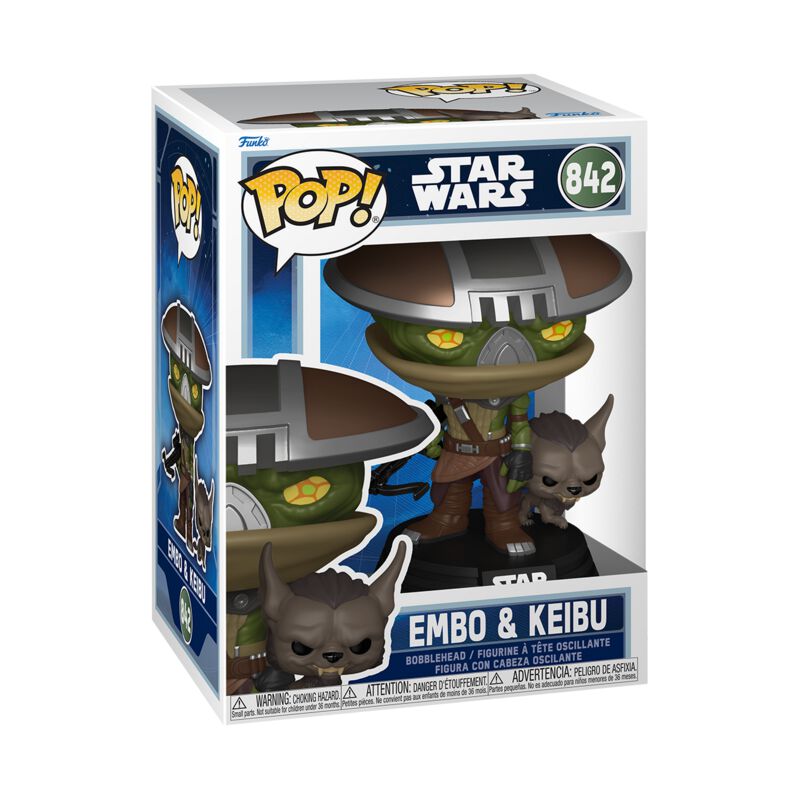 Star Wars - The Mandalorian - Embo + Keibu (Pop & Buddy) Vinyl Figur 842 - Funko Pop! Figur - Funko Shop Deutschland - Lizenzierter Fanartikel