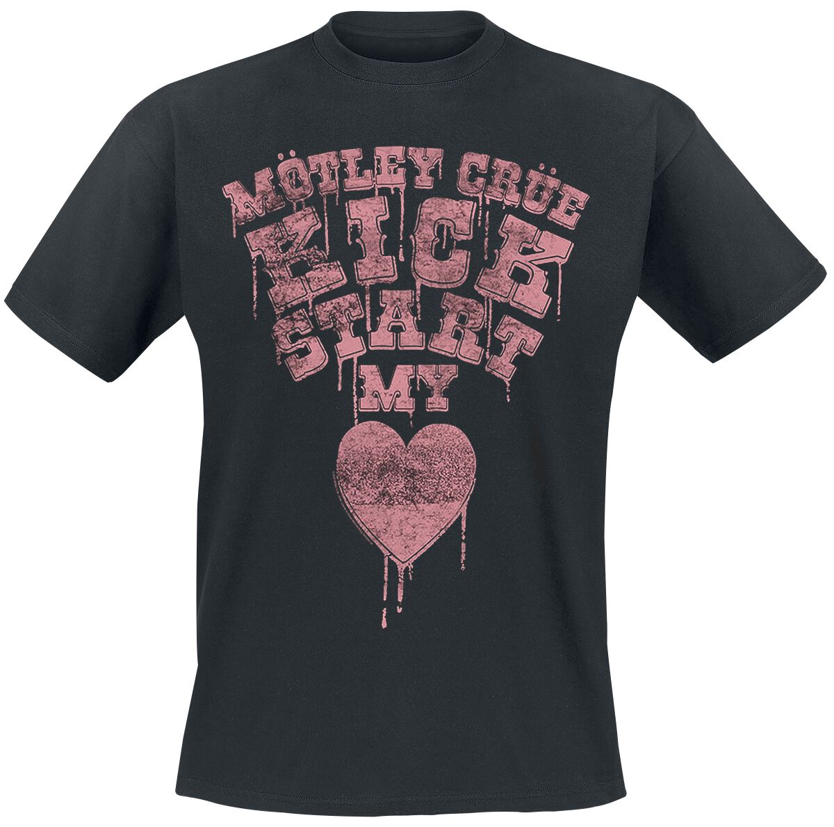 Mötley Crüe Kickstart My Heart T-Shirt schwarz Mötley Crüe Kickstart My Heart T-Shirt schwarz