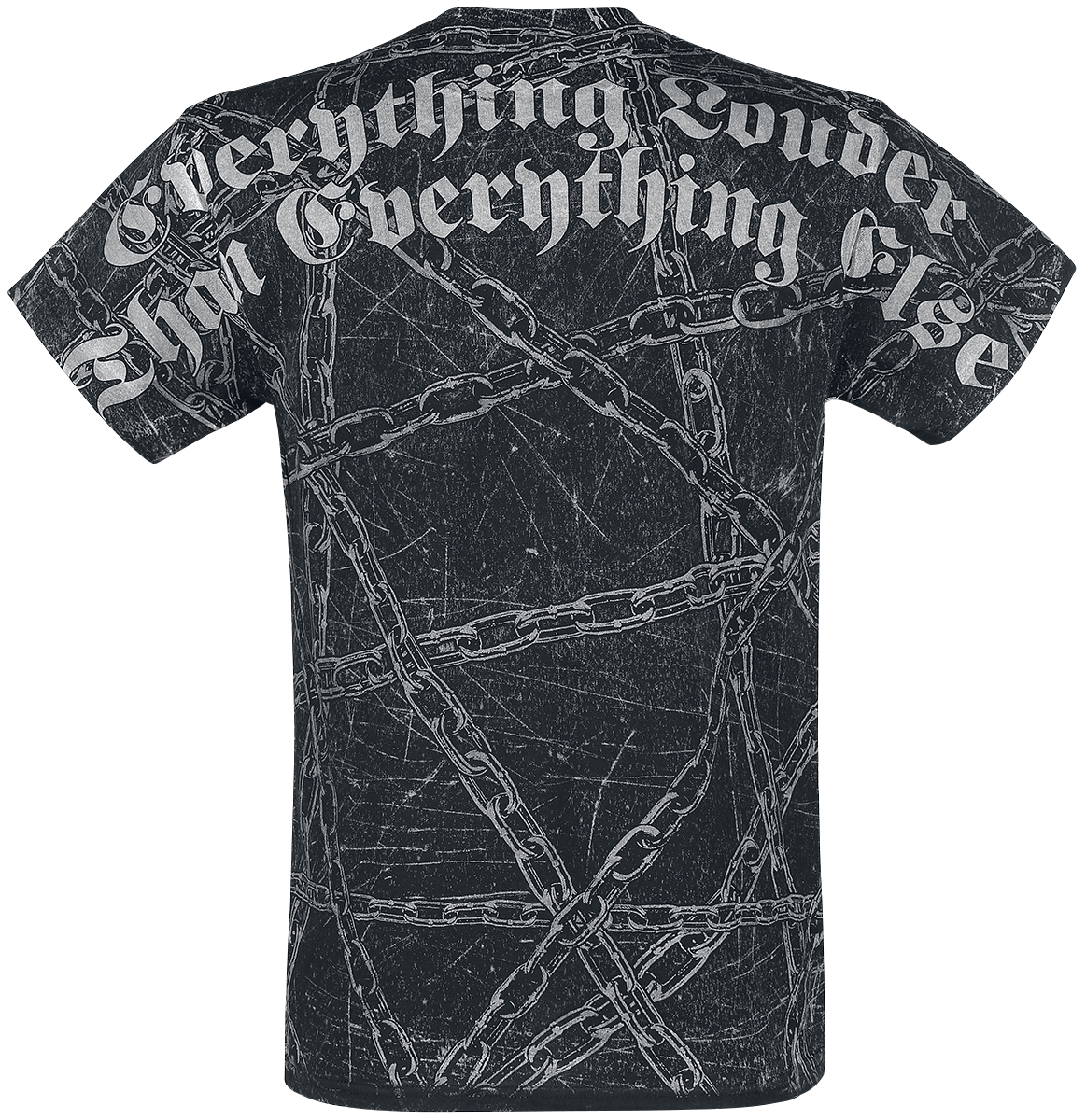 Motörhead T-Shirt - Dog Skull And Chains Allover - S bis XL - für Männer - Größe L - allover  - Lizenziertes Merchandise!