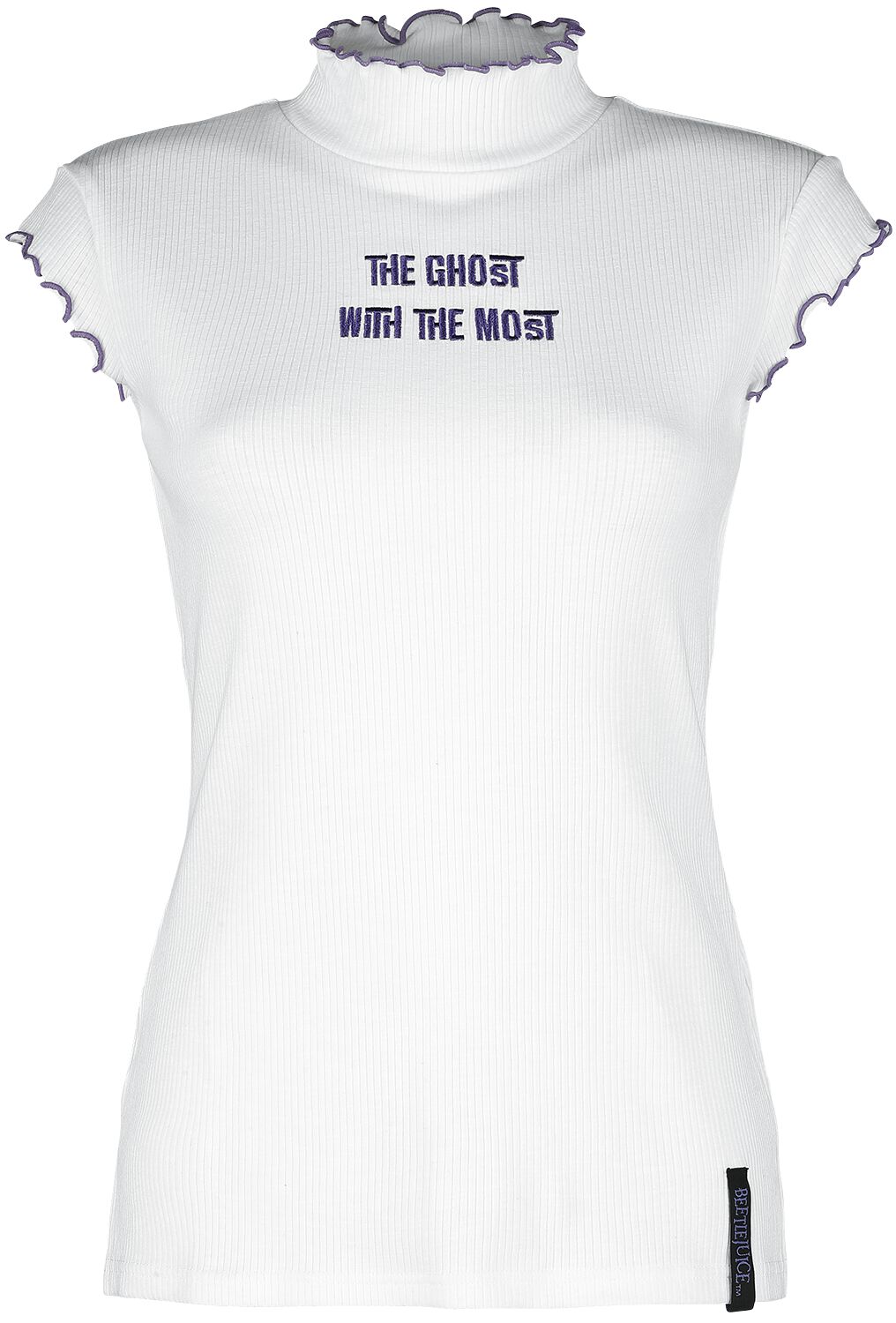 Beetlejuice T-Shirt - Ghost With The Most - XS bis XXL - für Damen - Größe S - weiß  - EMP exklusives Merchandise!