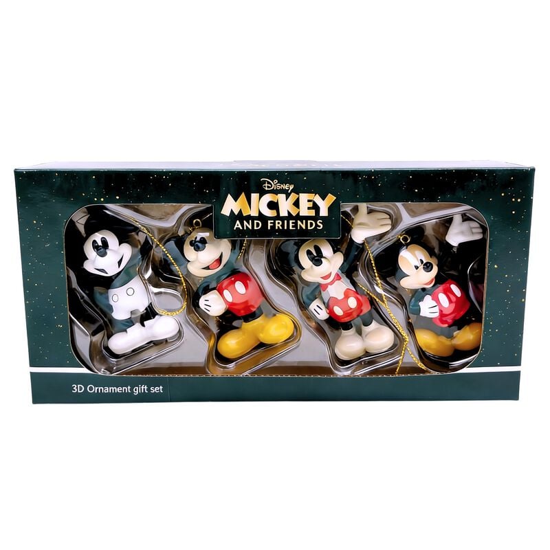 Mickey & Minnie Mouse - Disney Kerstballen - 3D Ornament Gift Set Mickey - Weihnachtsbaumanhängr - voor Geen - standaard