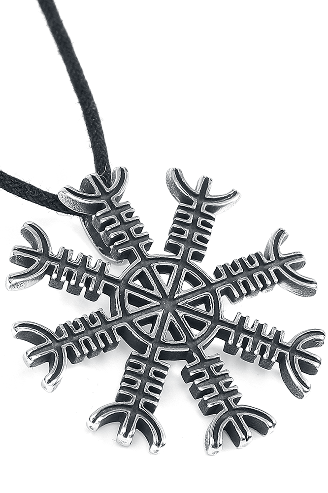 etNox hard and heavy Eagershelm Halskette silberfarben