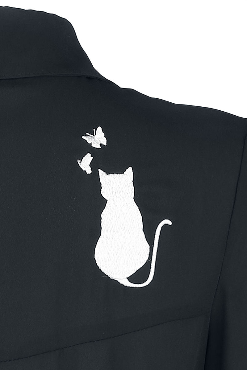 Dancing Days Snow Bird Shirt Bluse schwarz - 37.79% Rabatt