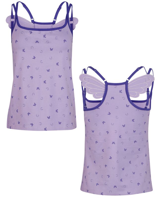 Top  di Full Volume by EMP - Cute Morbid with Wings - Donna - viola