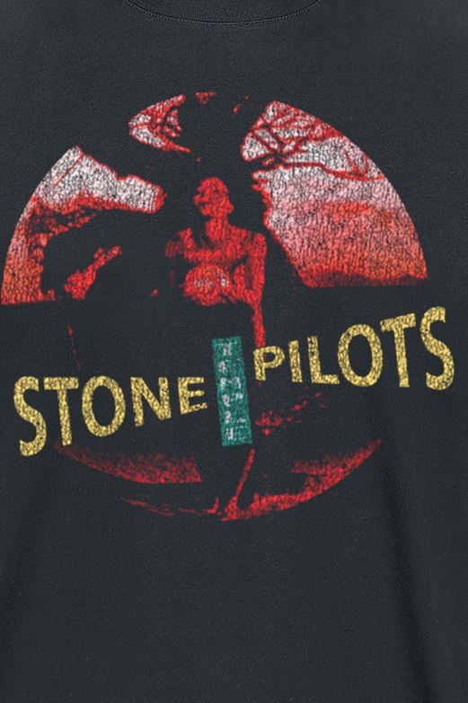 Stone Temple Pilots Core Circle Distressed Vintage T-Shirt schwarz
