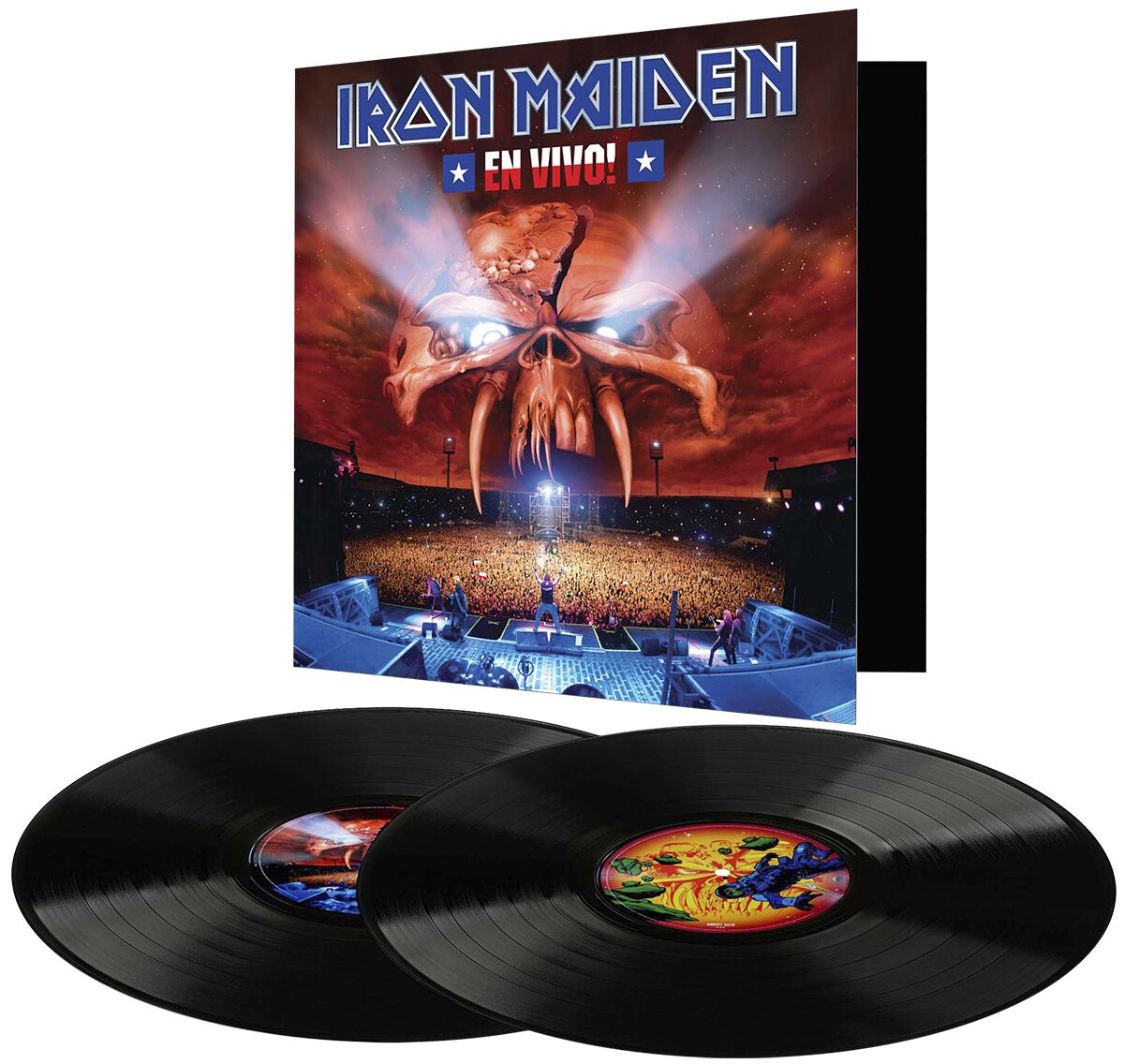 Iron Maiden En Vivo! LP multicolor