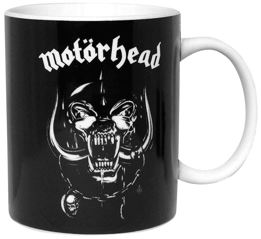 Motörhead Tasse - Warpig - schwarz/weiß  - Lizenziertes Merchandise!