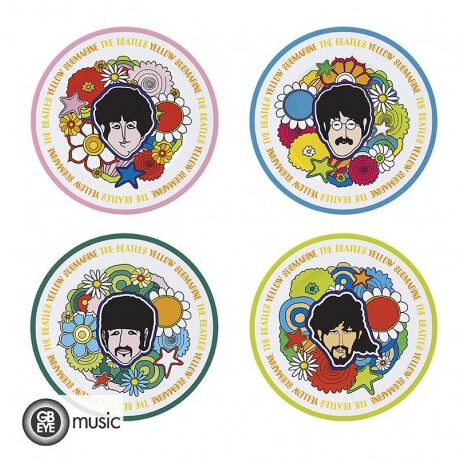 The Beatles Yellow Sub Flowers Teller multicolor