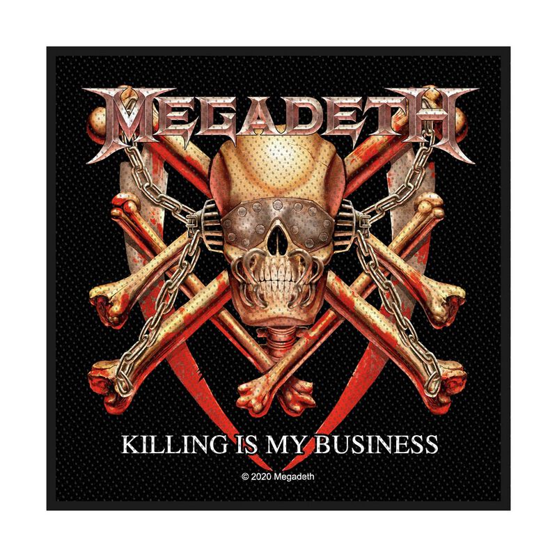 Patch  de Megadeth - Killing is my business - pour Indifférent - multicolore