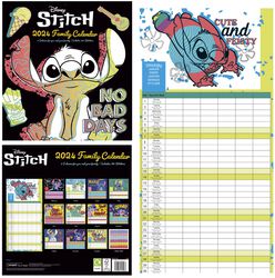 Familienkalender 2024, Lilo & Stitch, Wandkalender