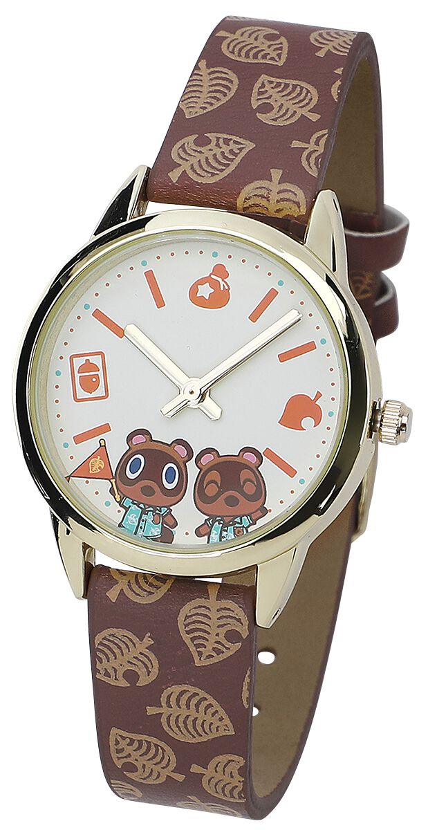 Animal Crossing Tom Nook Wristwatches brown