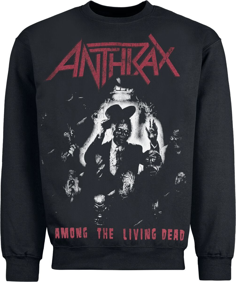 Sweat-shirt  de Anthrax - Living Dead - S à XXL - pour Homme - noir