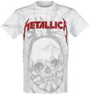 Spider Skull Allover, Metallica, T-Shirt