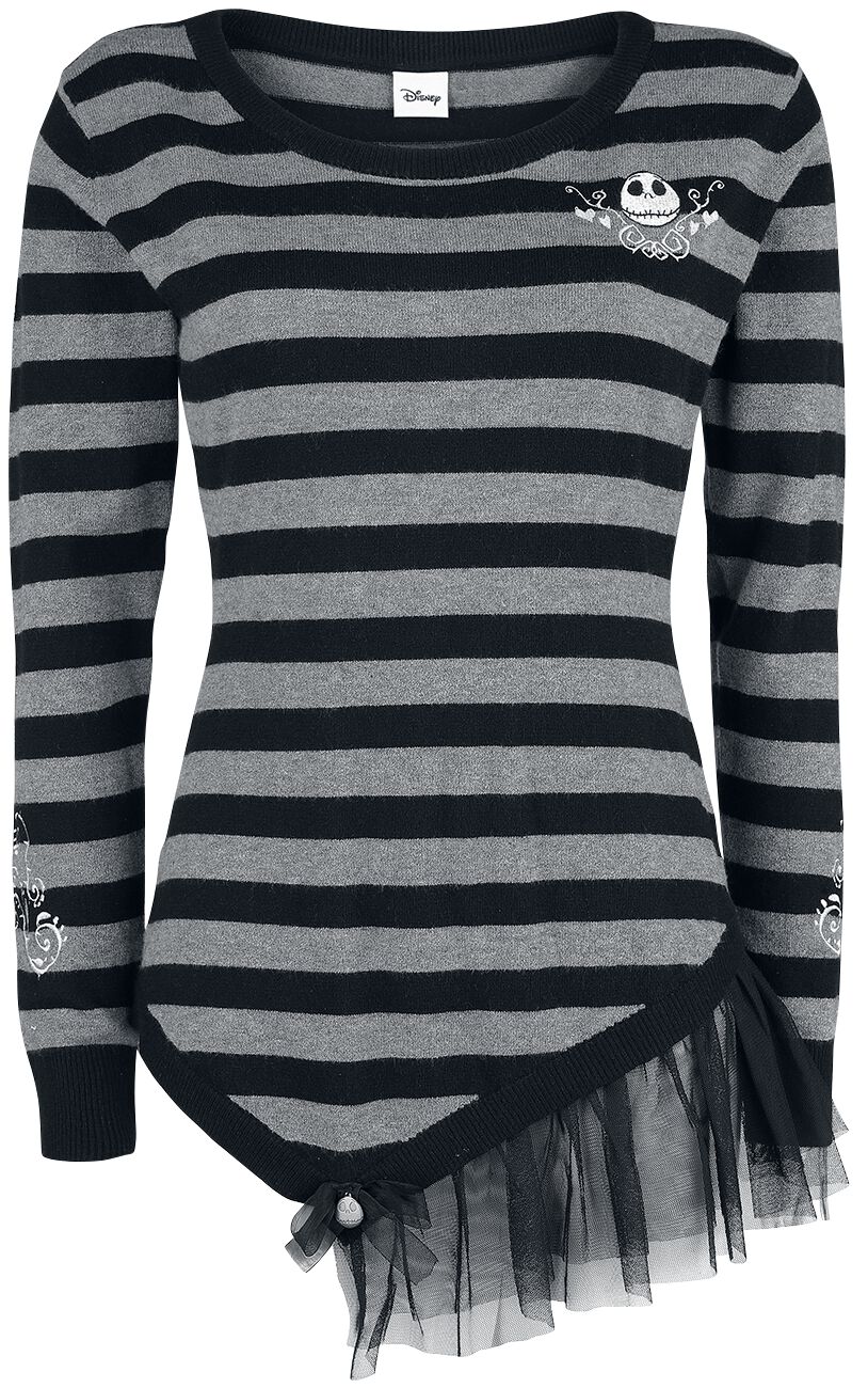 Jack Sweatshirt schwarz/grau von The Nightmare Before Christmas