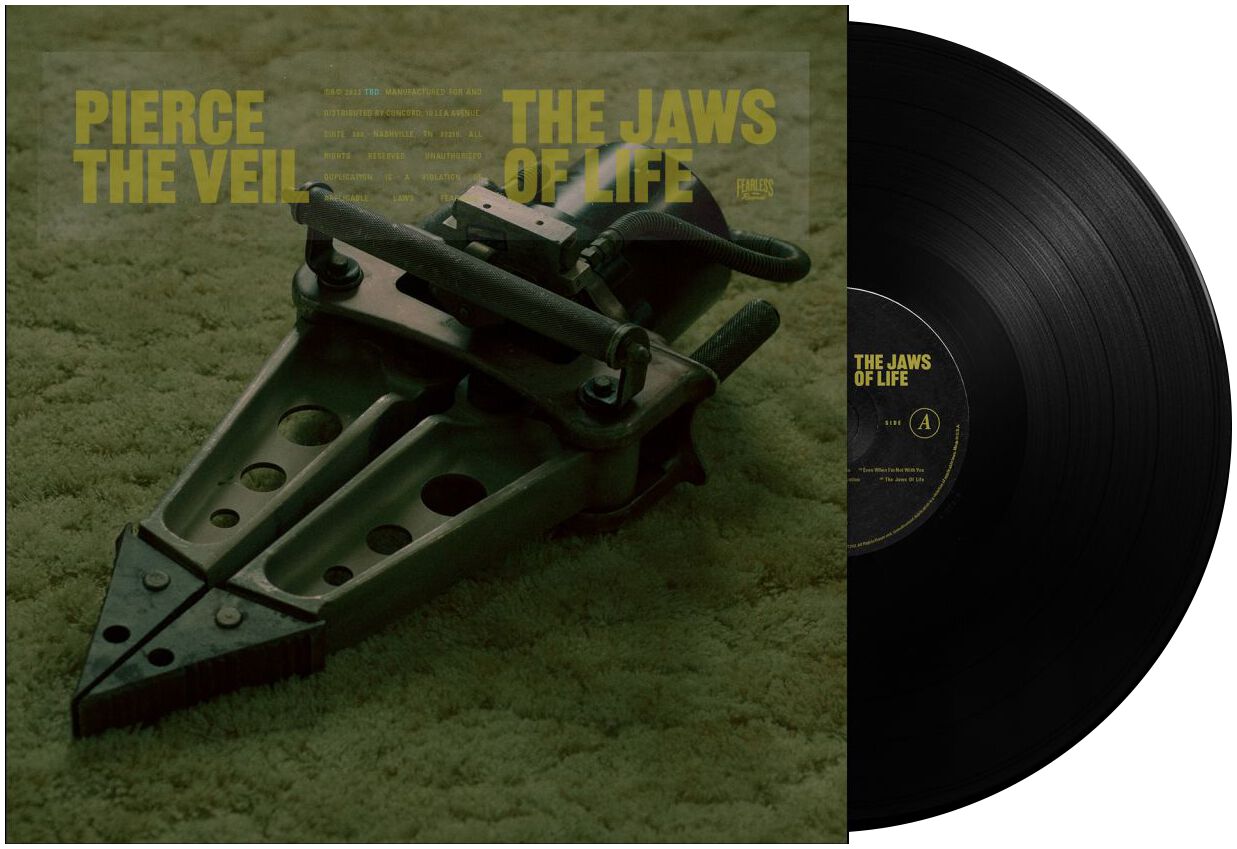 The jaws of life LP schwarz von Pierce The Veil