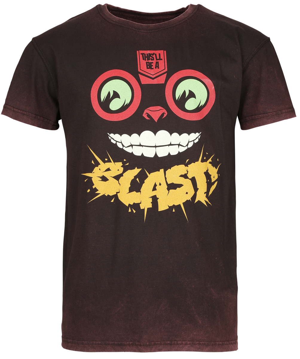 League Of Legends - Ziggs - Blast - T-Shirt - dunkelrot - EMP Exklusiv!