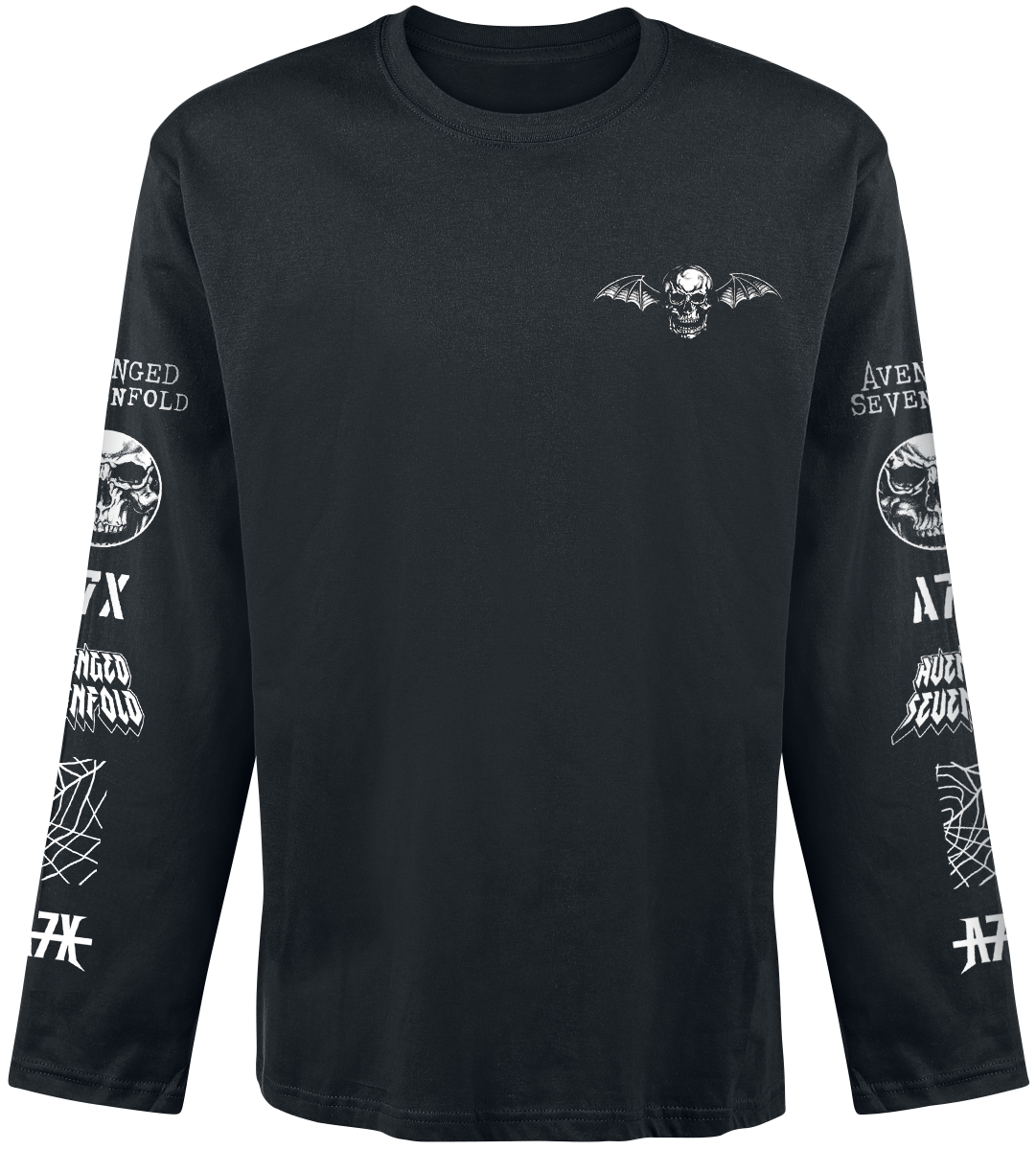 Avenged Sevenfold  Long-sleeve Shirt - Logo - for Men - black