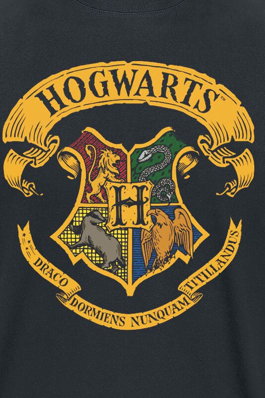 Große Größen Männer Hogwarts Crest | Harry Potter T-Shirt