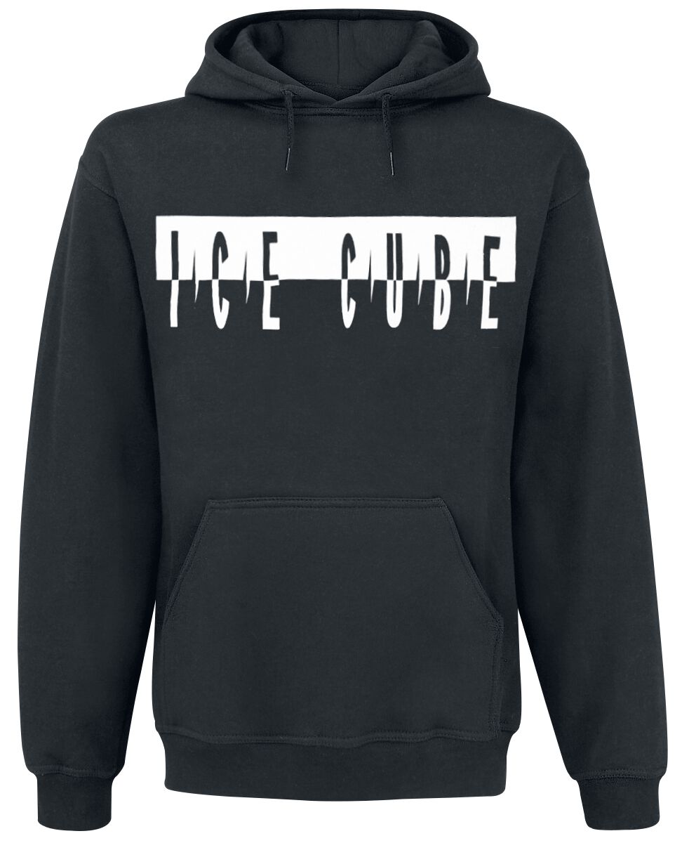 Ice Cube Kapuzenpullover - Half Face - S bis XXL - für Männer - Größe M - schwarz  - Lizenziertes Merchandise!