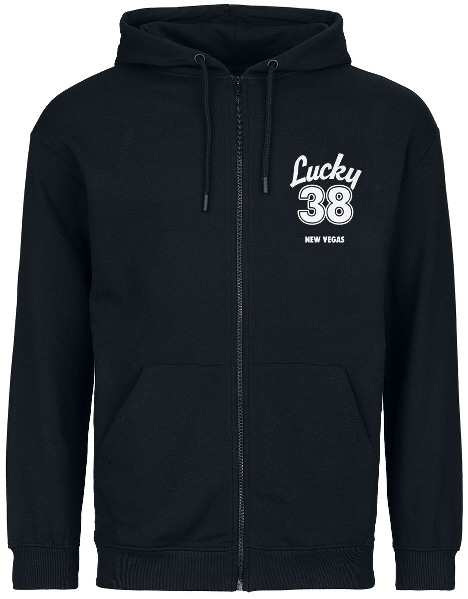 Sudadera con capucha  de Fallout - Lucky 38 Dice Negro