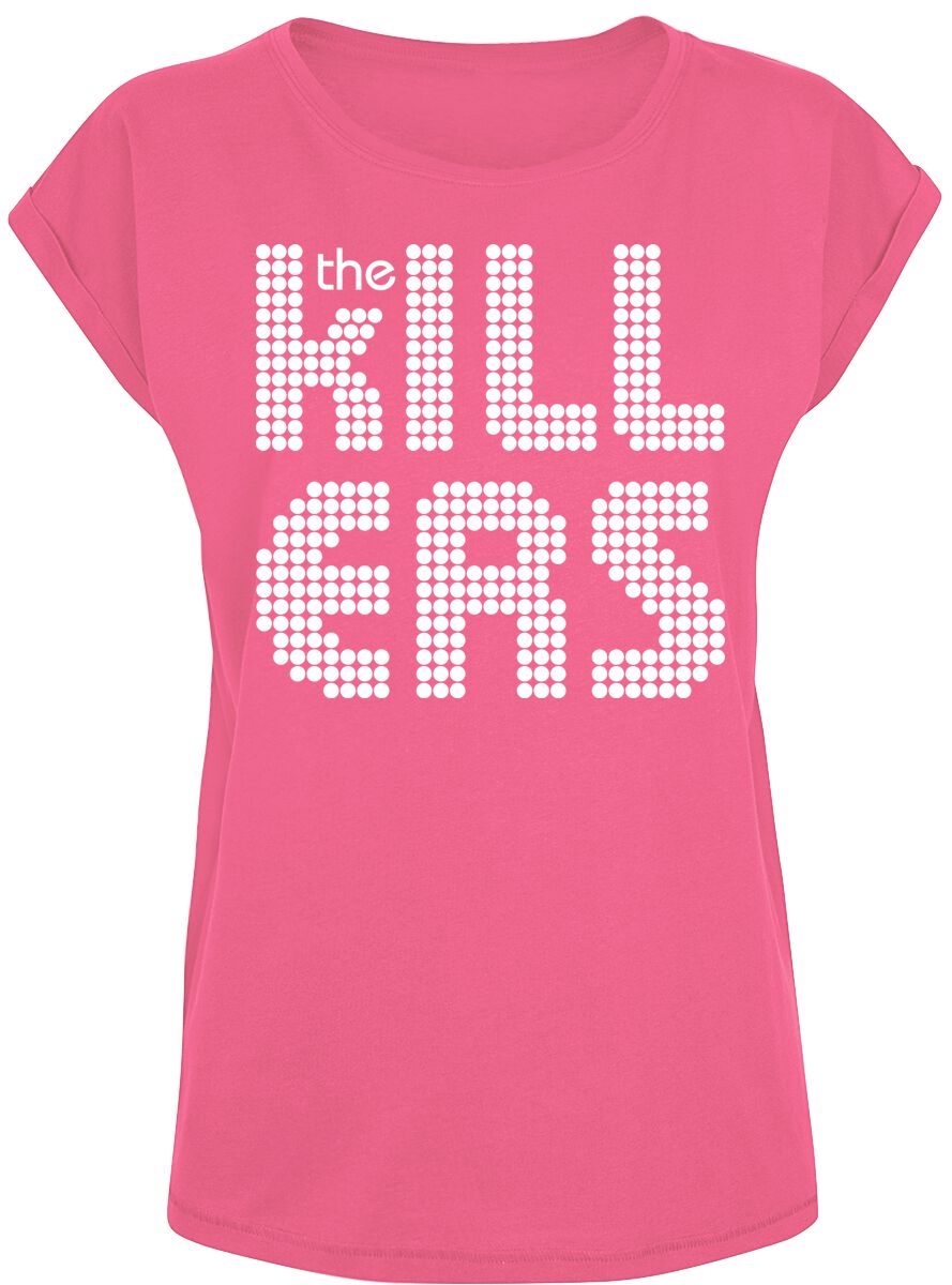 The Killers Stacked Logo T-Shirt pink