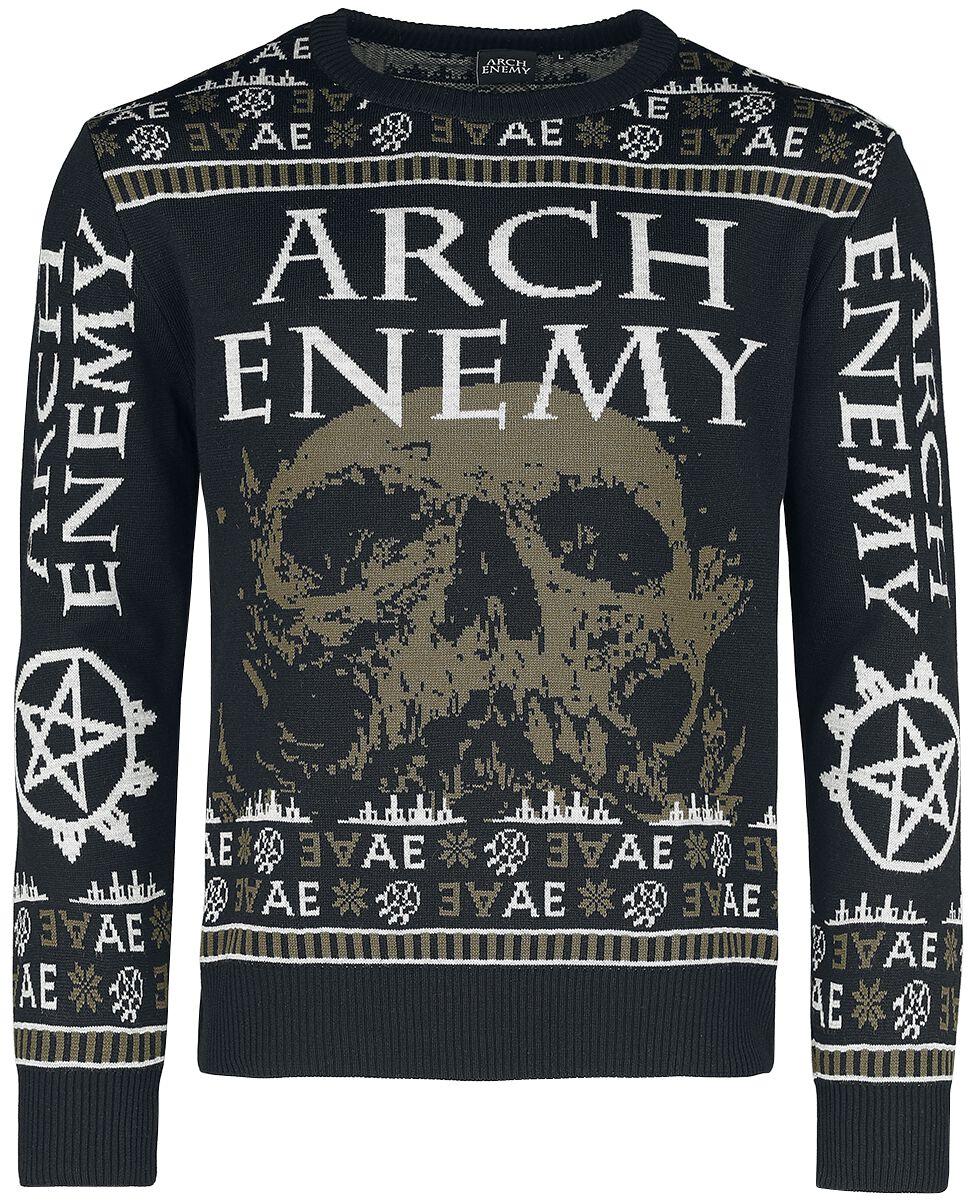 Arch Enemy Holiday Sweater 2022 Christmas jumper multicolour
