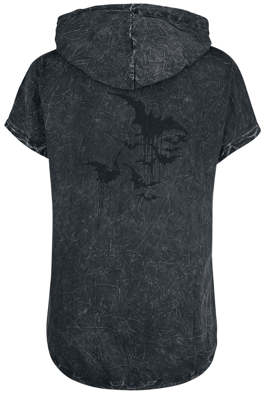 Batman Bat-Logo T-Shirt dunkelgrau