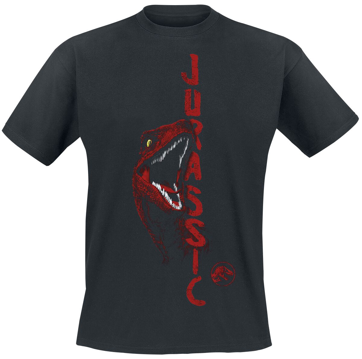 Jurassic World Velociraptor T-Shirt schwarz von Jurassic Park