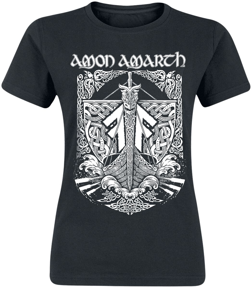 Image of Amon Amarth Put Your Back Into The Oar Girl-Shirt schwarz