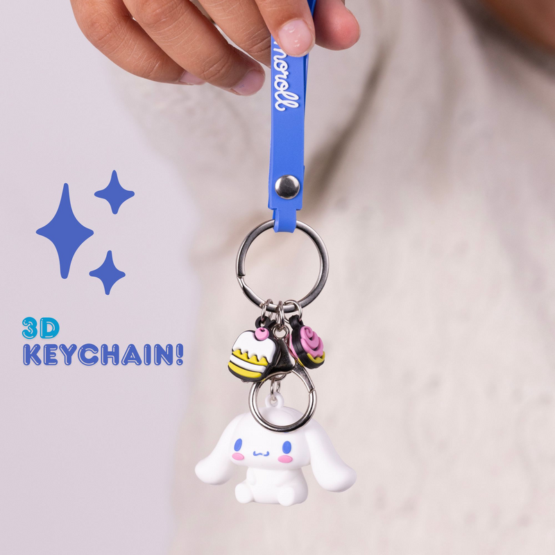 Thumbnail - Hello Kitty Cinnamoroll Schlüsselanhänger goldfarben