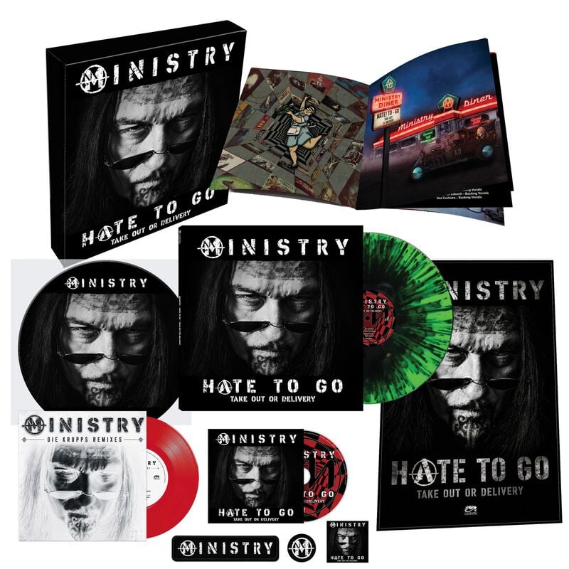 Hate To Go - Take Out Or Delivery von Ministry - 4-LP (Boxset, Coloured, Limited Edition)