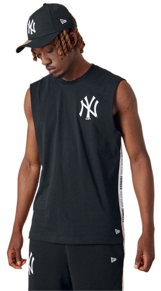 New Era – MLB New York Yankees Chest Logo Taping Tank-Top schwarz