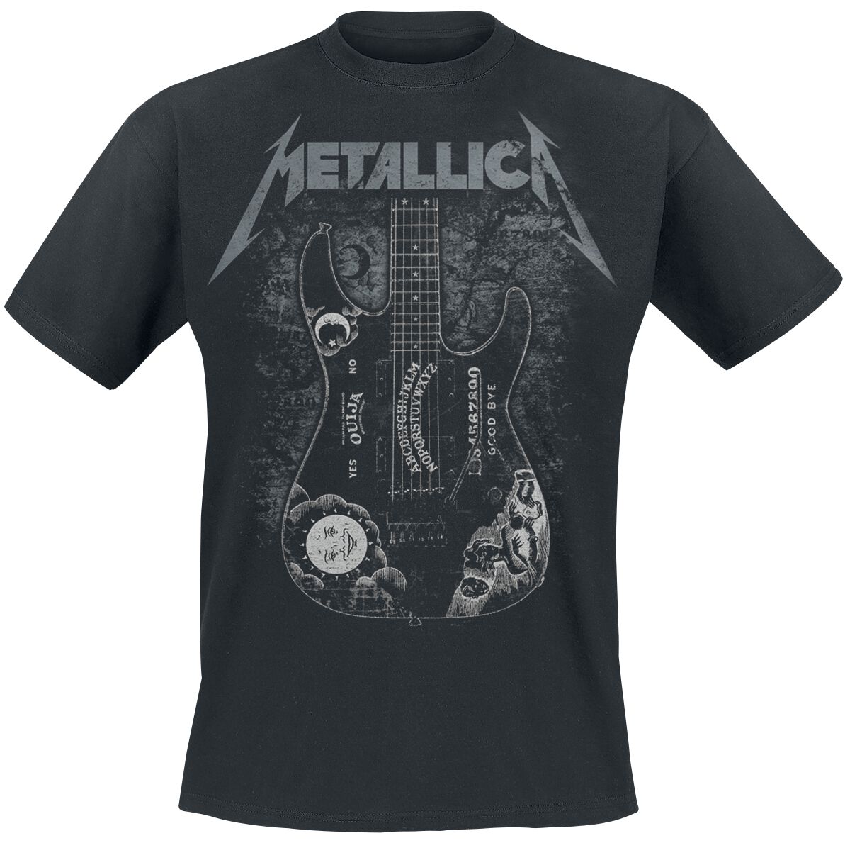 Metallica T-Shirt - Hammett Ouija Guitar - S bis 3XL - für Männer - Größe XXL - schwarz  - Lizenziertes Merchandise!