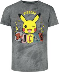 Pikachu - Rocks, Pokémon, T-Shirt