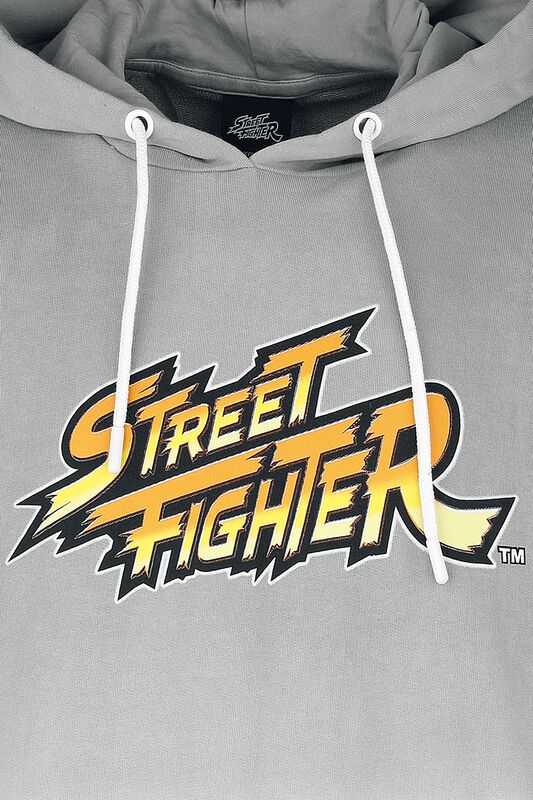 Männer Bekleidung Logo | Street Fighter Kapuzenpullover