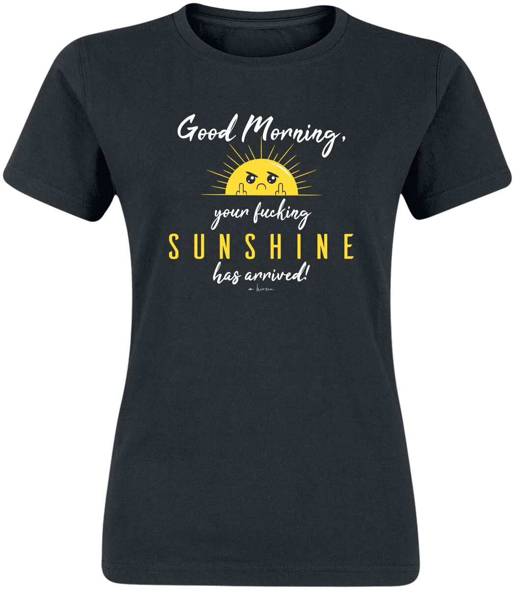 Slogans Your Fucking Sunshine T-Shirt black