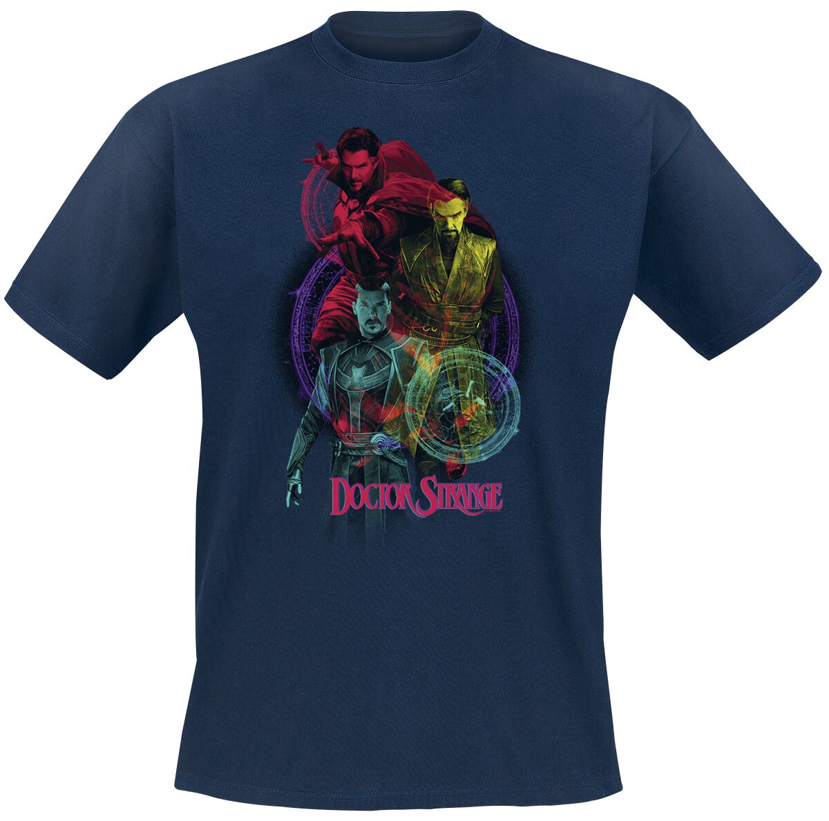 Doctor Strange In the Multiverse Of Madness - Doctor Strange Rainbow T-Shirt blue