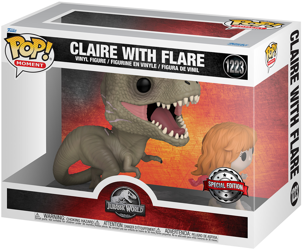 Jurassic Park - Jurassic World - Claire with Flare (POP! Moment) Vinyl Figur 1223 - Funko Movie Moments - multicolor