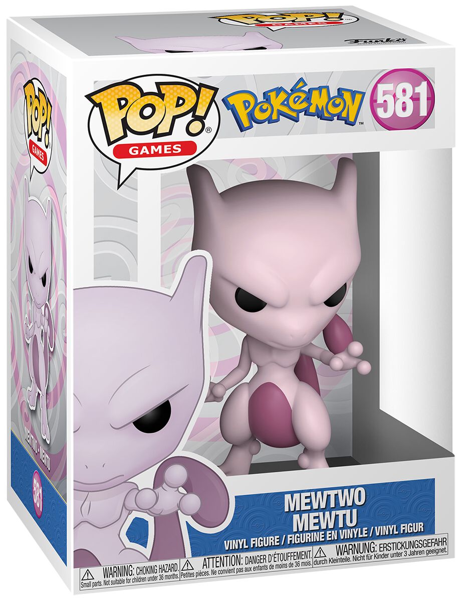 Pokémon Mewtwo - Vinyl Figure 581 Funko Pop! multicolor