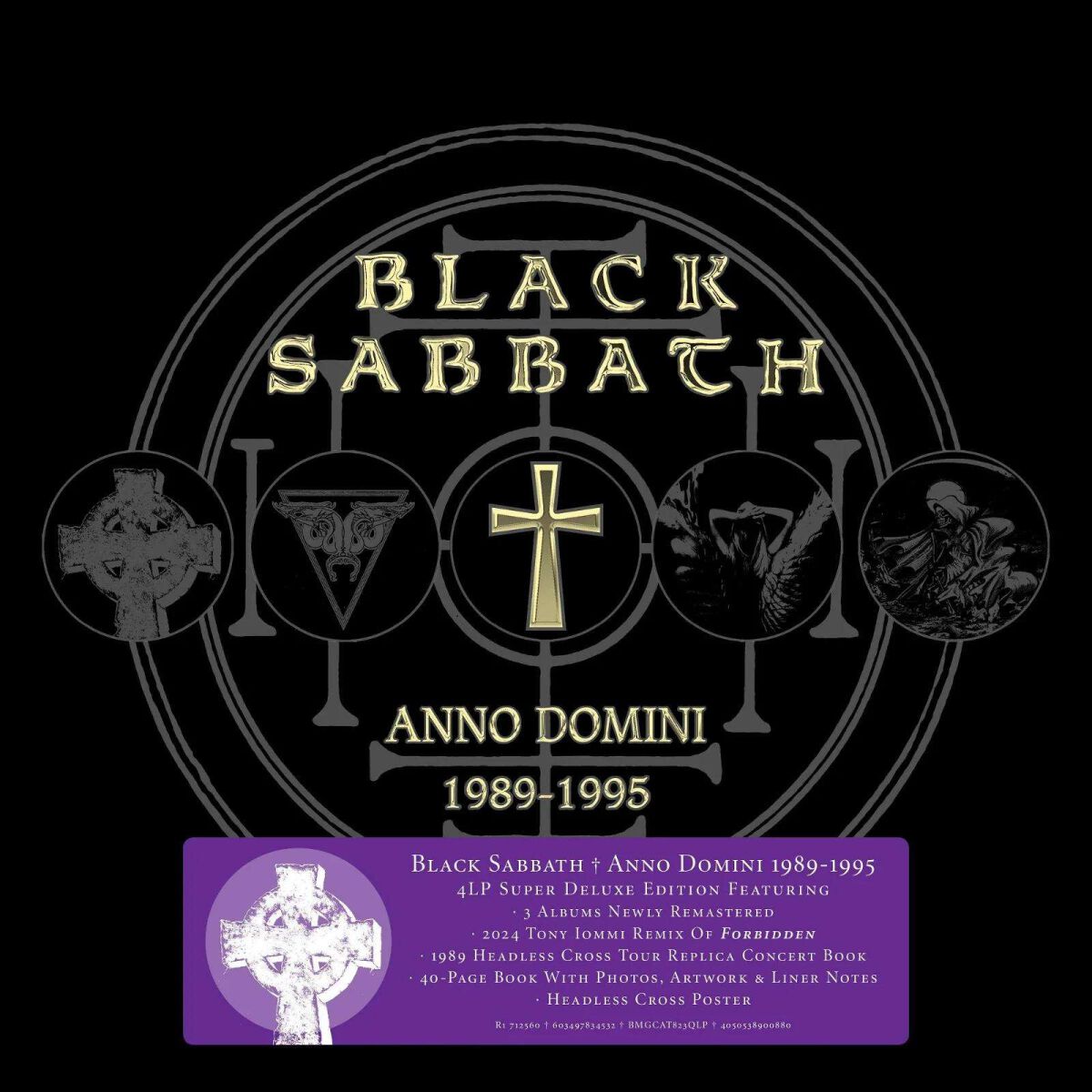 Levně Black Sabbath Anno Domini: 1989 - 1995 4-LP standard
