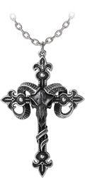 Cross of Baphomet, Alchemy Gothic, Halskette