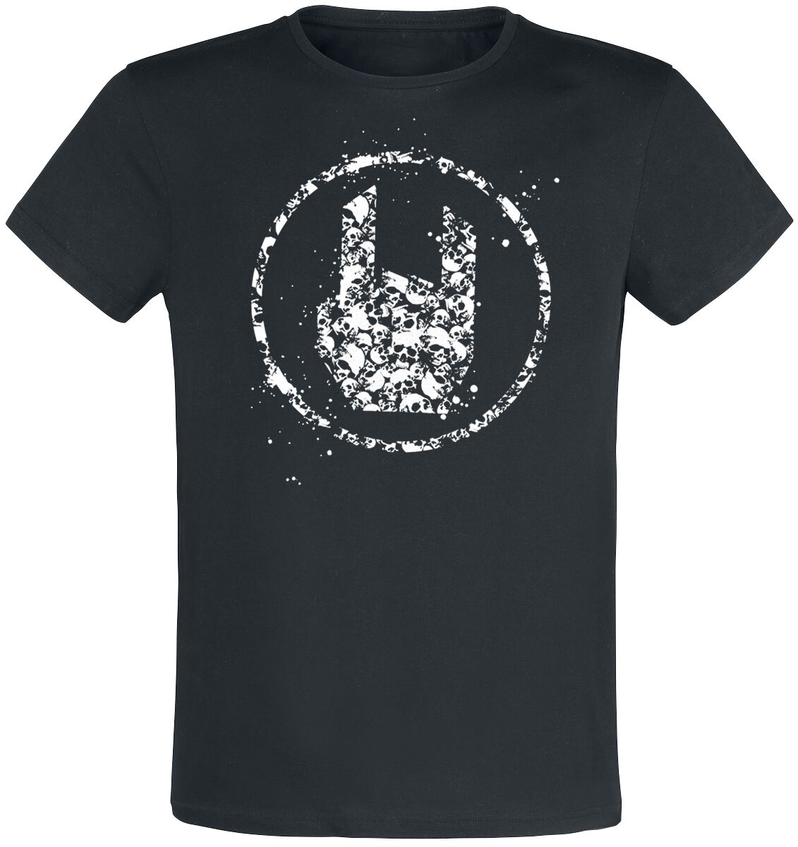 EMP Stage Collection T-Shirt mit Rockhand T-Shirt schwarz in XL