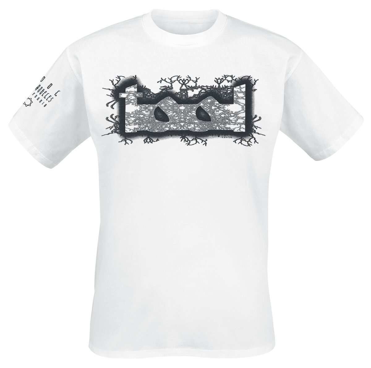 Tool T-Shirt - Double Image - S bis XXL - für Männer - Größe S - weiß  - Lizenziertes Merchandise!